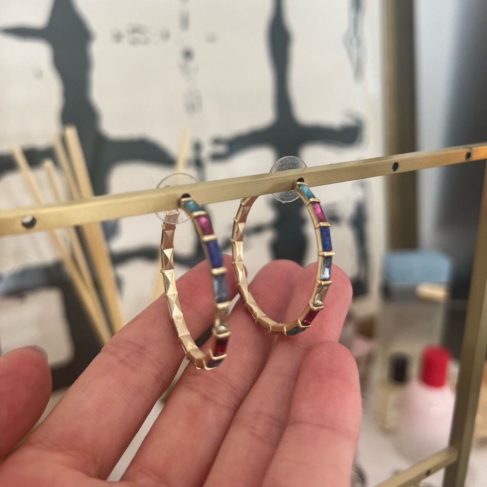 Kendra Scott Multicolored gem stone earrings